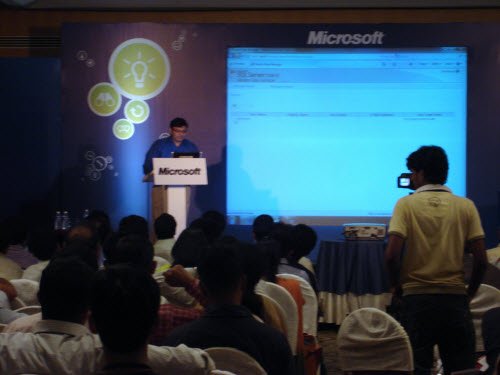 Pinal Presenting session at TechEd India 2010